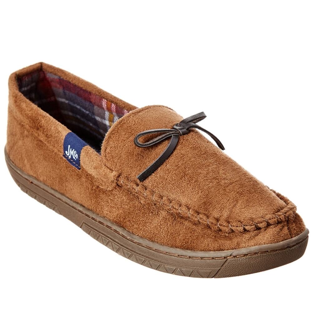 NWT in box Jachs Relaxed Fit Faux Suede Moccasins Mens size 12